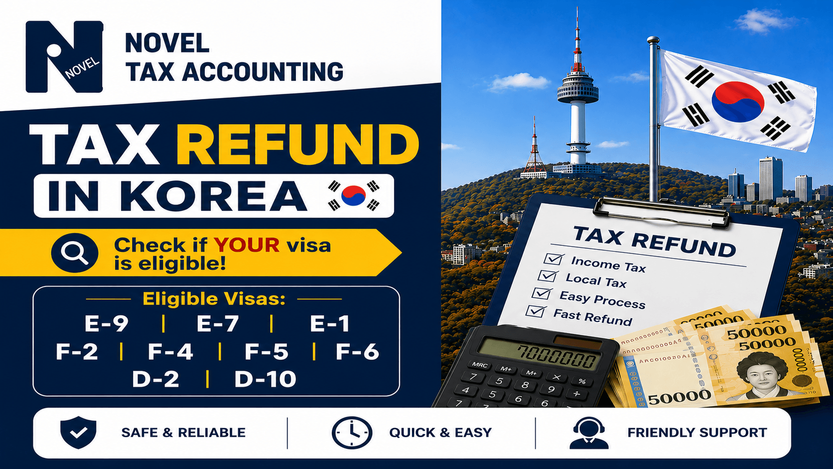 Nobel Tax Refund & Filing Service for Foreigners in Korea