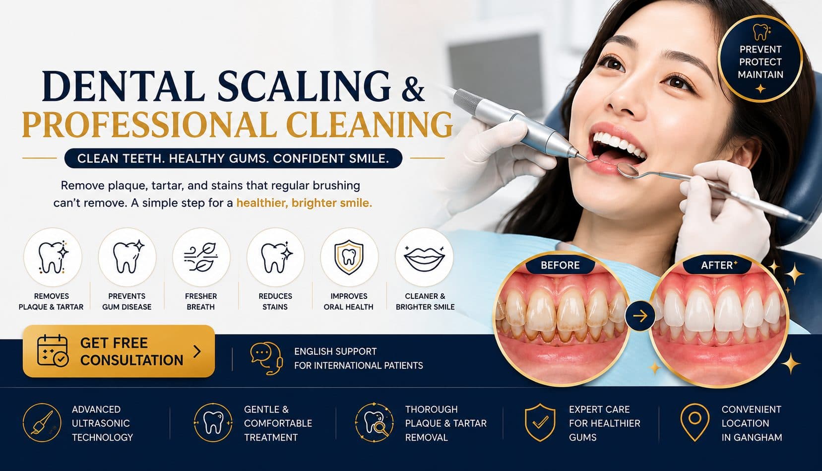 Dental Scaling at Lienjang Dental Clinic in Gangnam, Seoul
